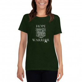 Hope Warrior women's short sleeve t-shirt